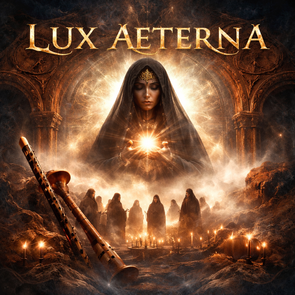 Lux Aeterna cover art by Guy LaRochelle